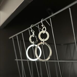 Silver Hoop Earrings